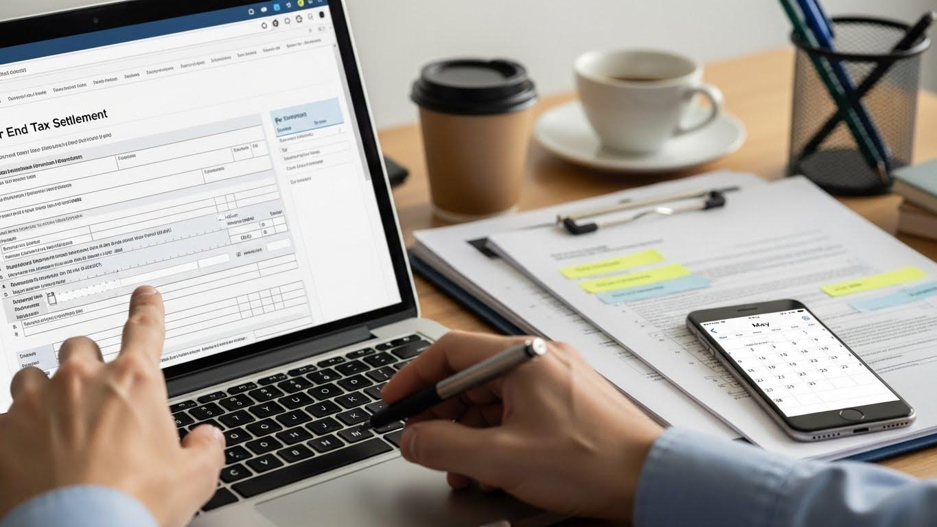 중도퇴사자 5월 연말정산 신청방법