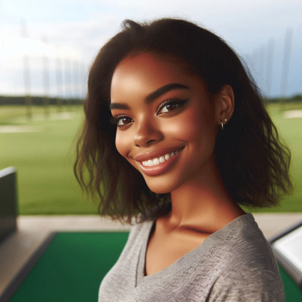 실외골프연습장 배경