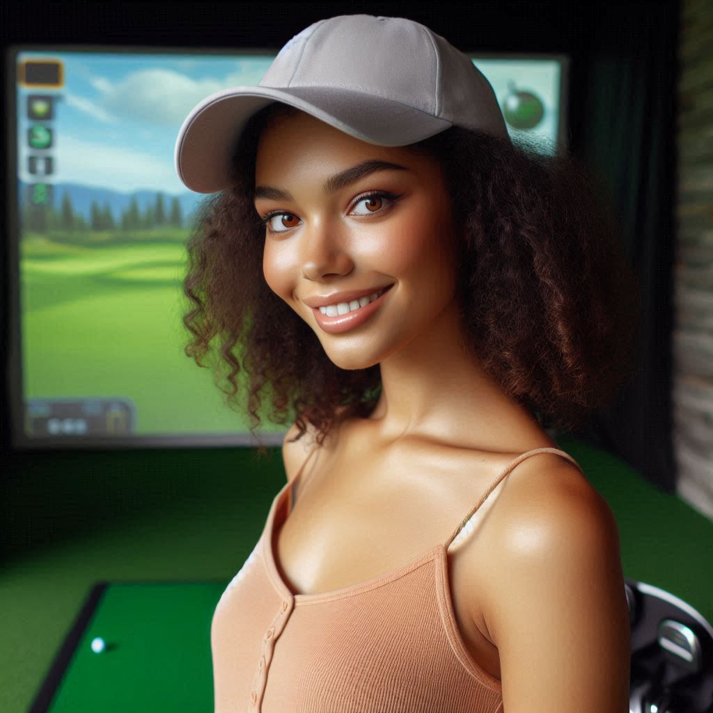 스크린골프장 배경