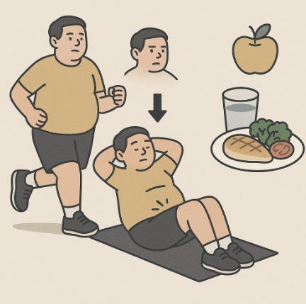 복부비만 운동법