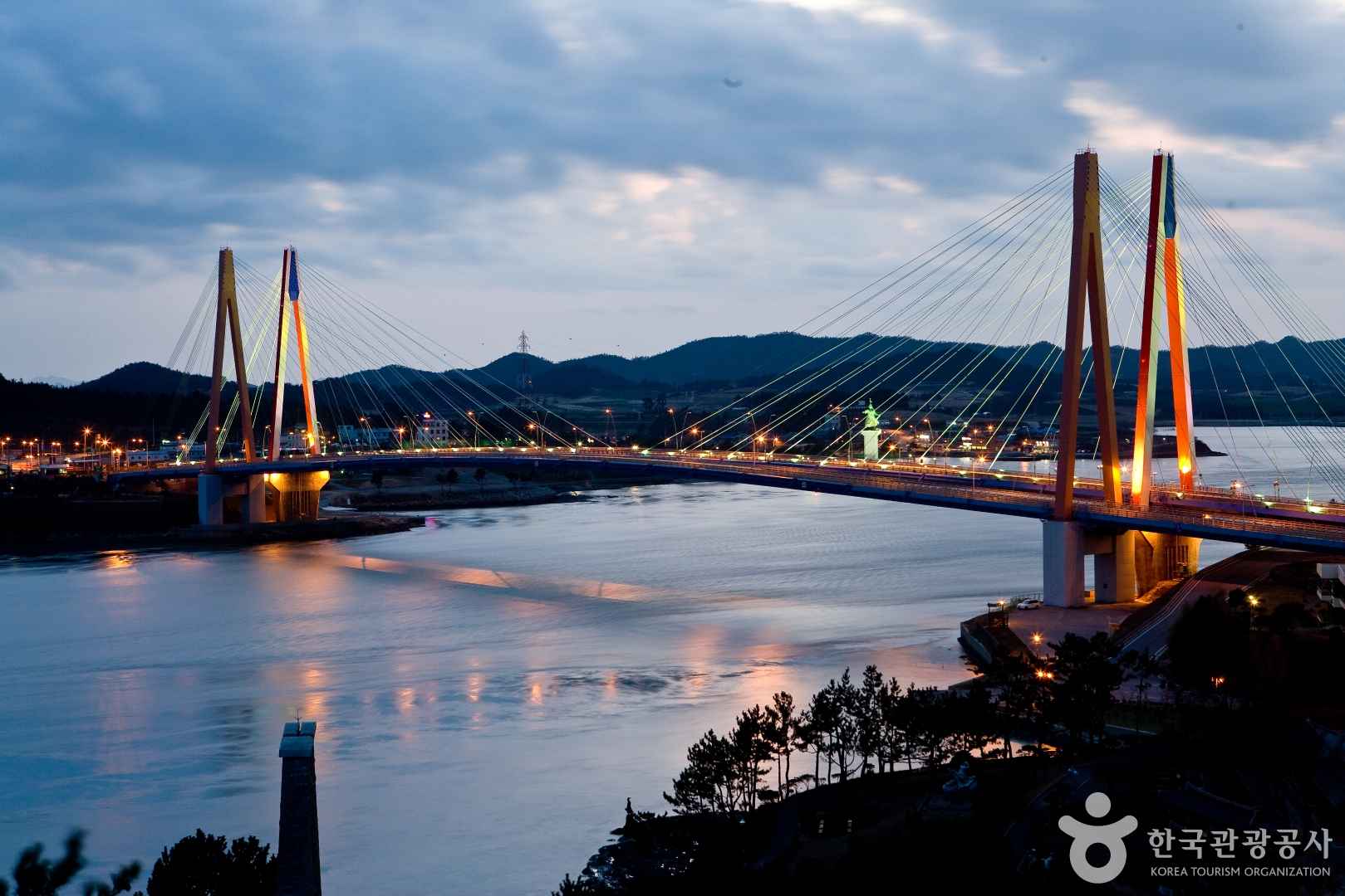 진도대교 야경