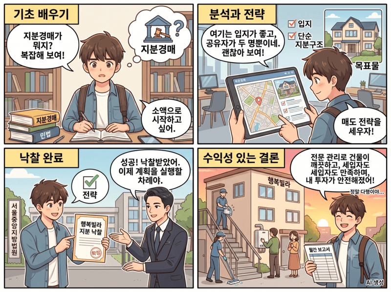 지분경매의 선택기준과 낙찰전략 수익성분석