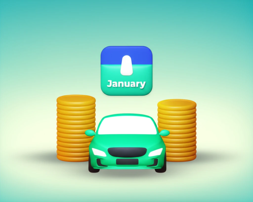 자동차세 1월 연납 신청 및 카드 무..