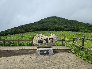 곰배령 산정상 모습
