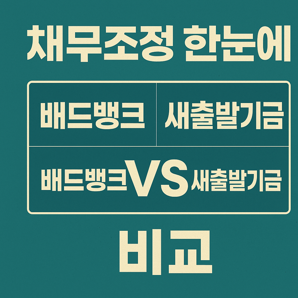 무담보 채무 5천만원 이하 채무조정 지원 정책