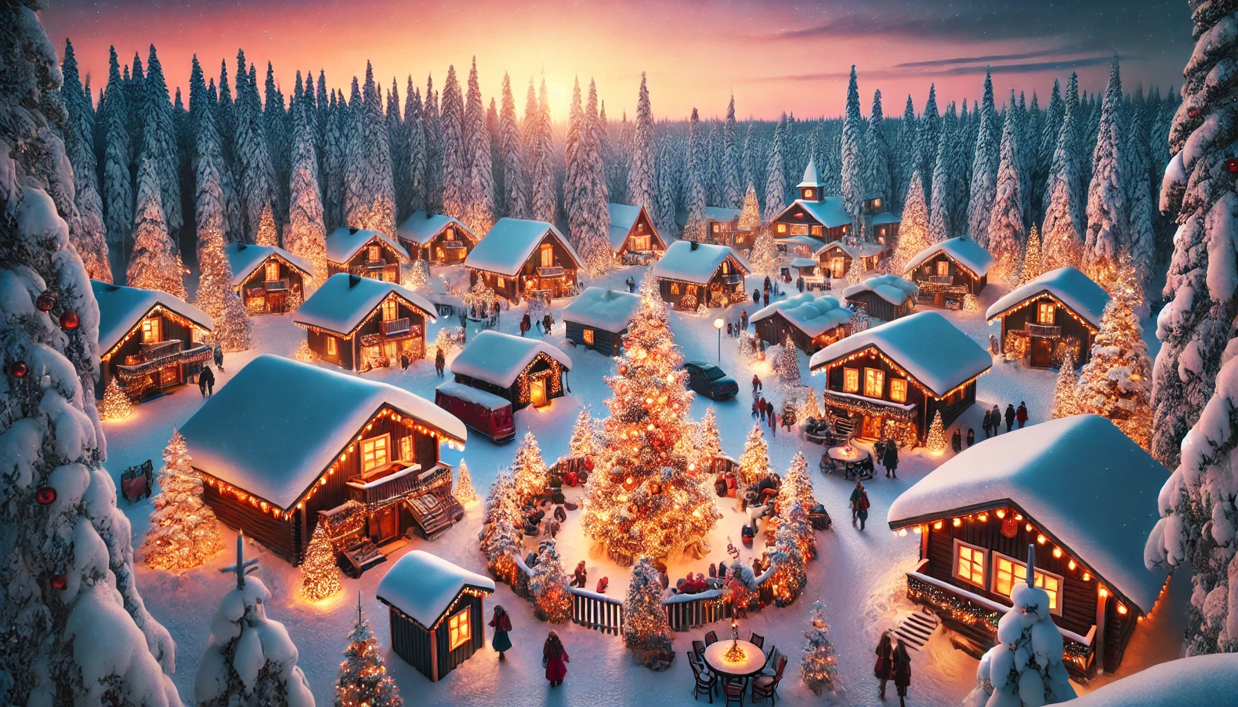 핀란드 로바니에미 크리스마스