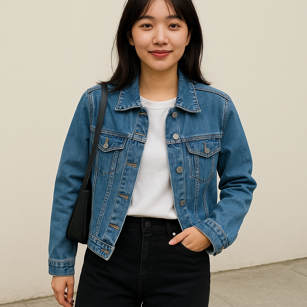 저렴한 데님 재킷 스타일링