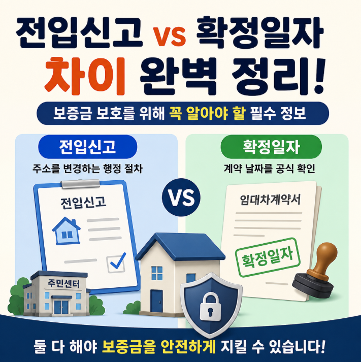 전입신고 확정일자 차이, 꼭 알아야 하는 이유와 신청 방법까지