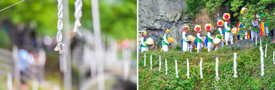 함안 낙화놀이 모습