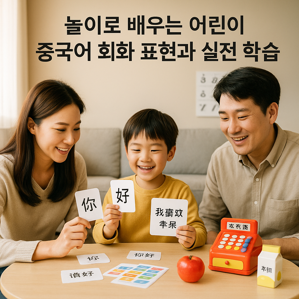 놀이로 배우는 어린이 중국어 회화 표현과 실전 학습 팁