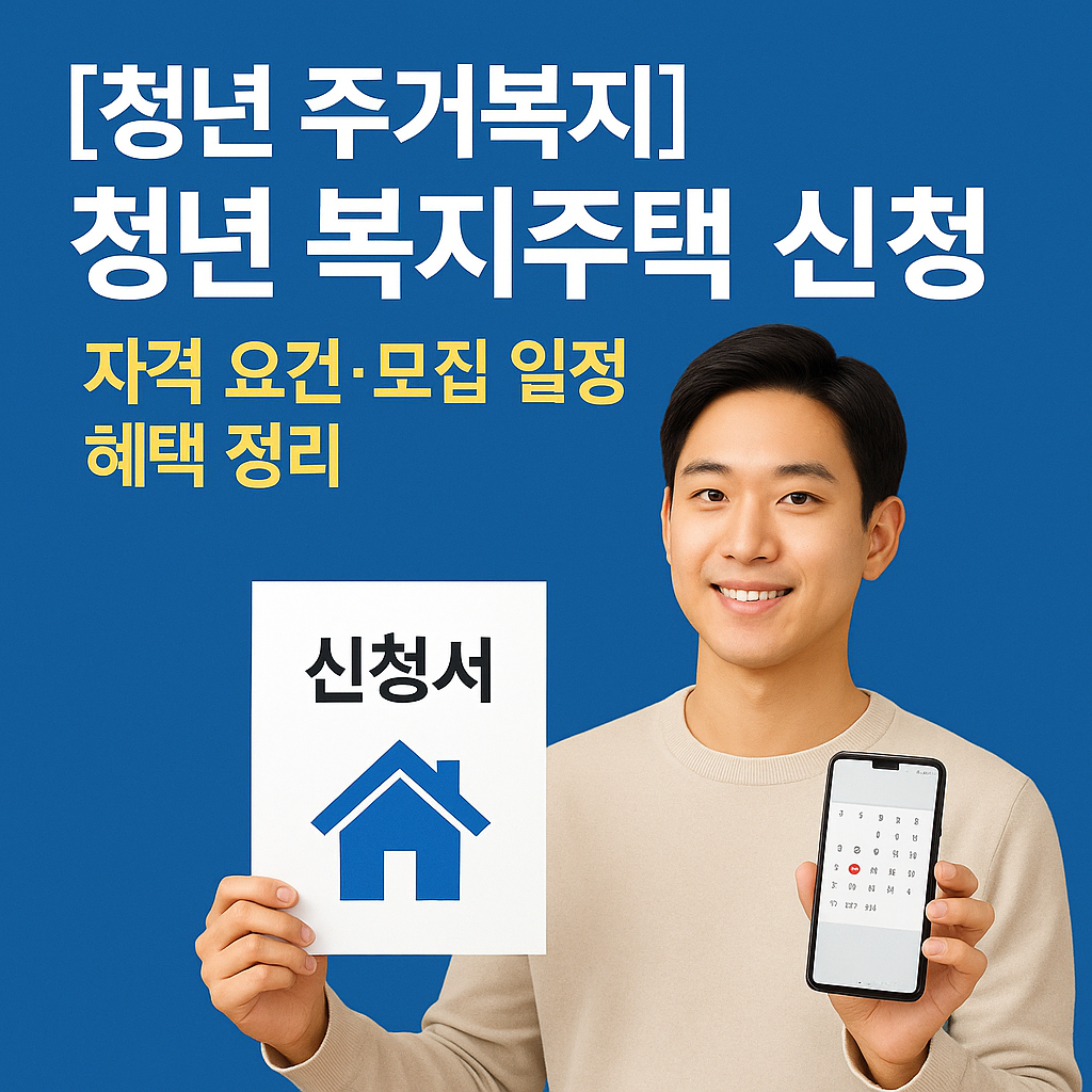 [청년 주거복지] 청년 복지주택 신청 ｜ 자격 요건&middot;모집 일정&middot;혜택 정리