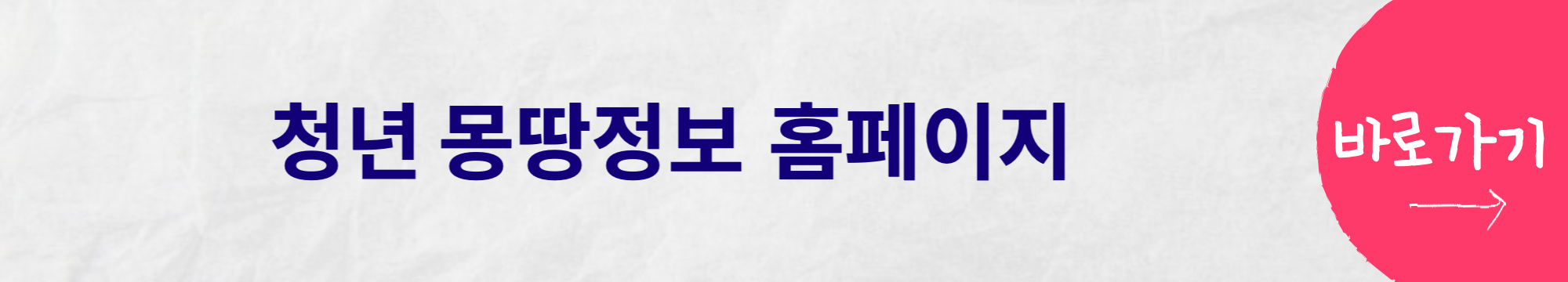 청년 몽땅 정보통 홈페이지