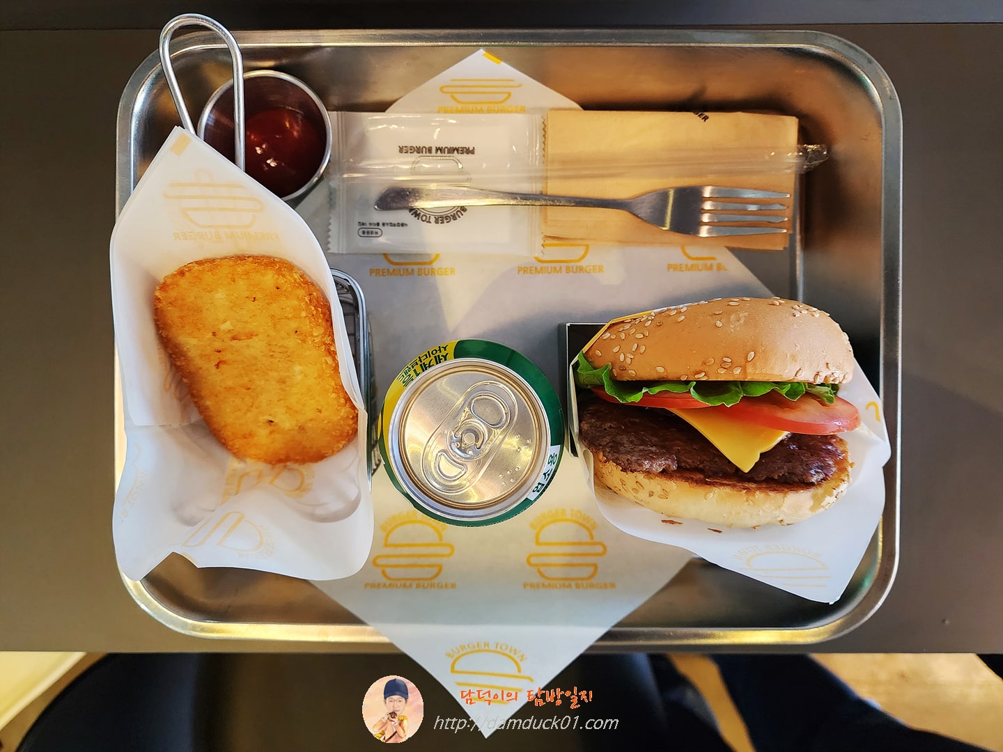 오리지날 버거 런치 메뉴