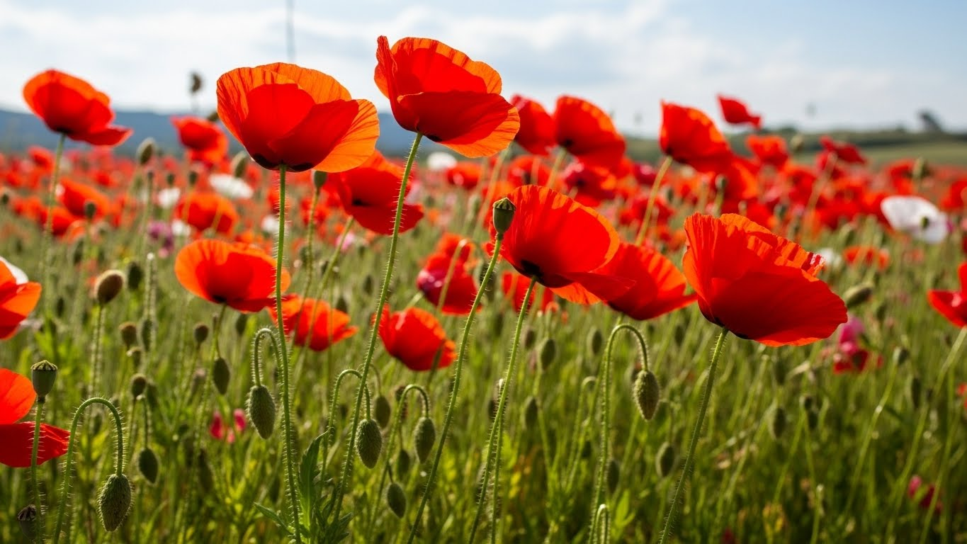 꽃양귀비 꽃말: '덧없는 사랑' vs '위안', 어떤 의미로 전해야 할까?