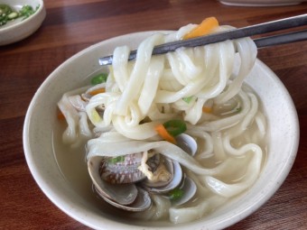 바지락칼국수