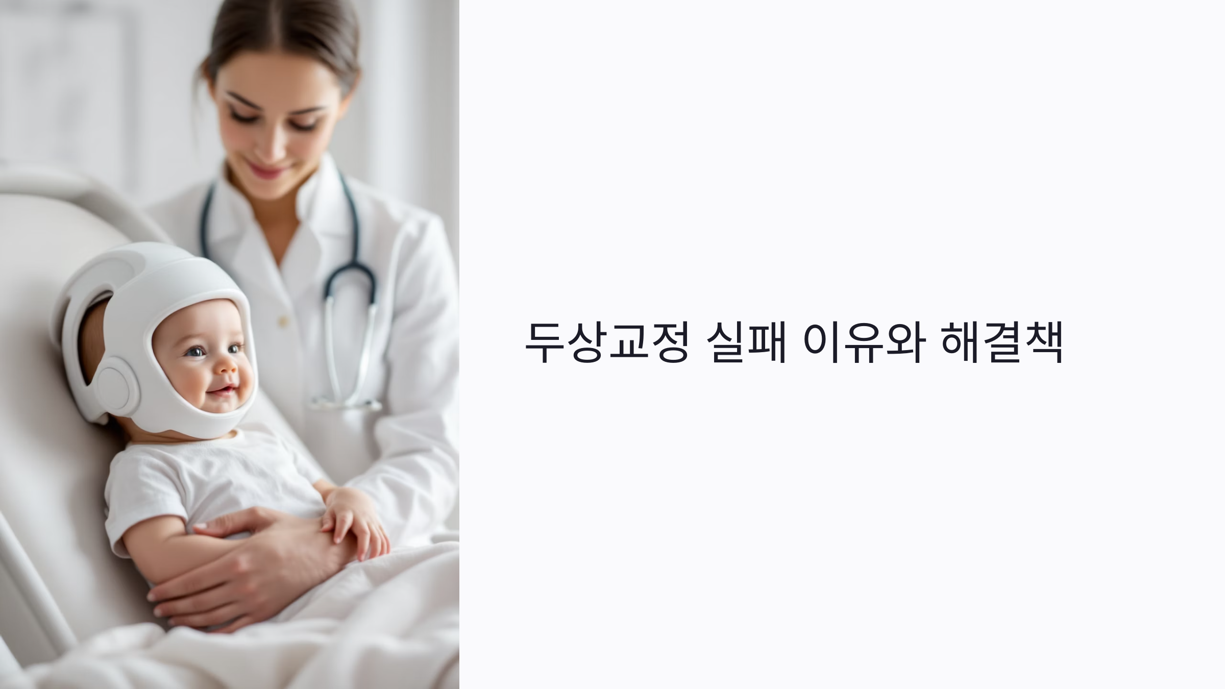 두상변형 유형별 특징과 교정 난이도