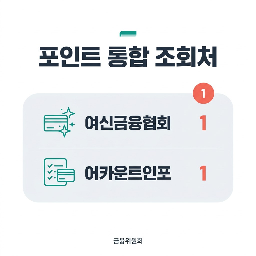 카드포인트 조회 포인트 통합 조회처