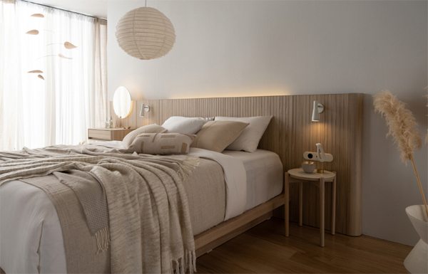 침실은 어둡고 시원하게