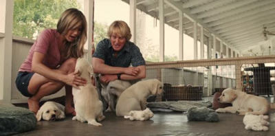 말리를 입양하러온 그로건 부부