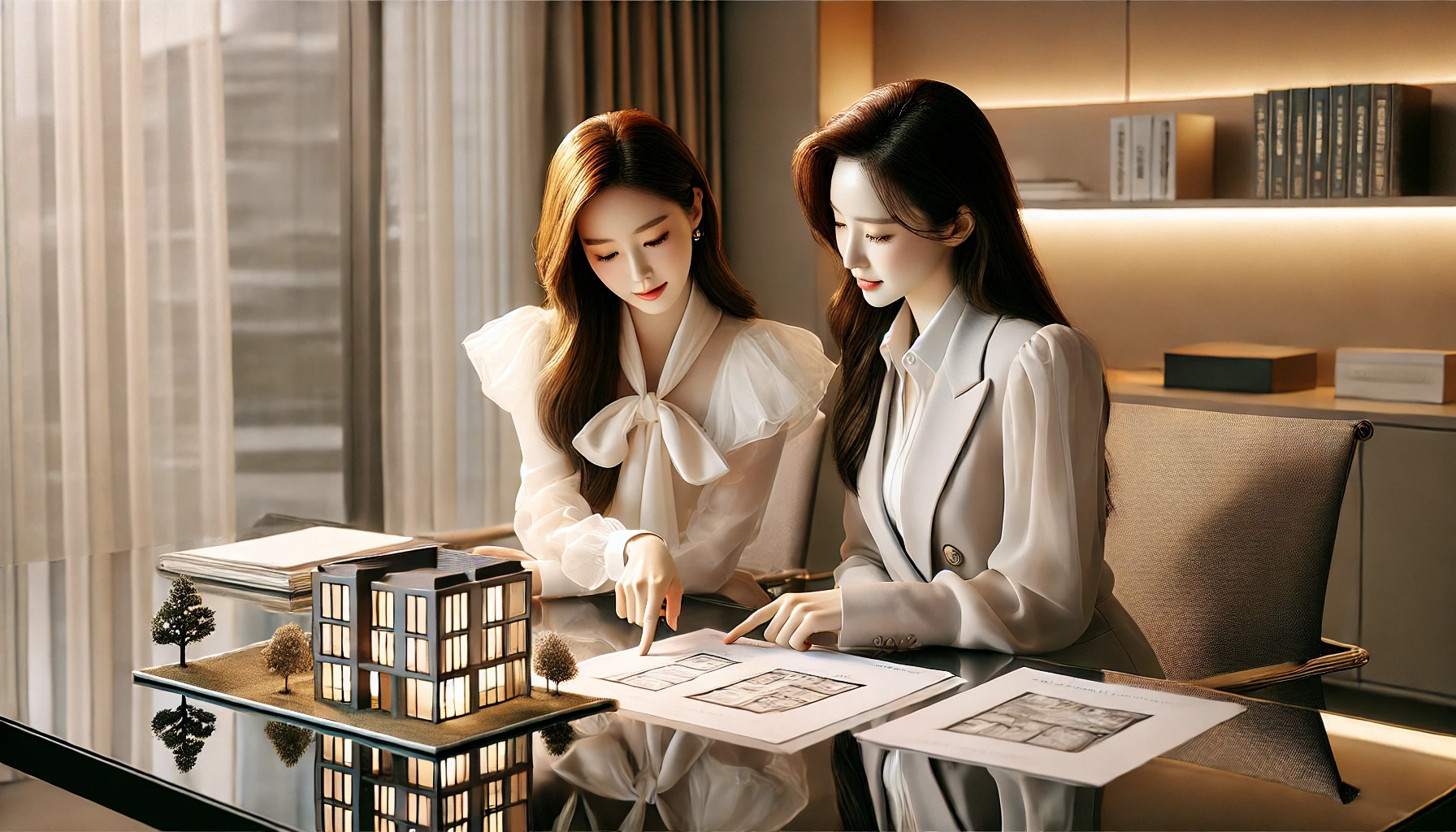 건축물 유지관리와 하자보수 담보 책임 확인하는 이미지