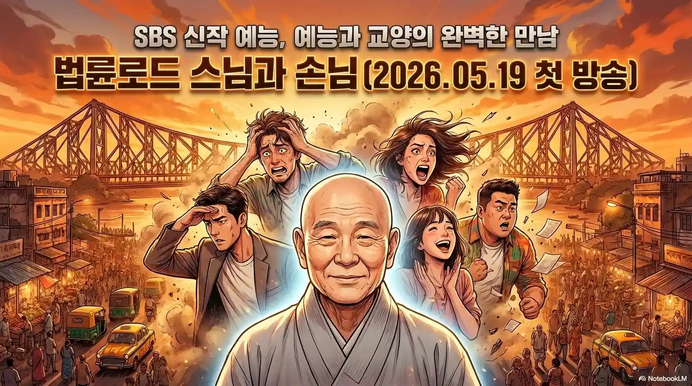 법륜로드 스님과 손님 OTT 출연진 인도 콜카타 정보를 알려주는 글의 썸네일