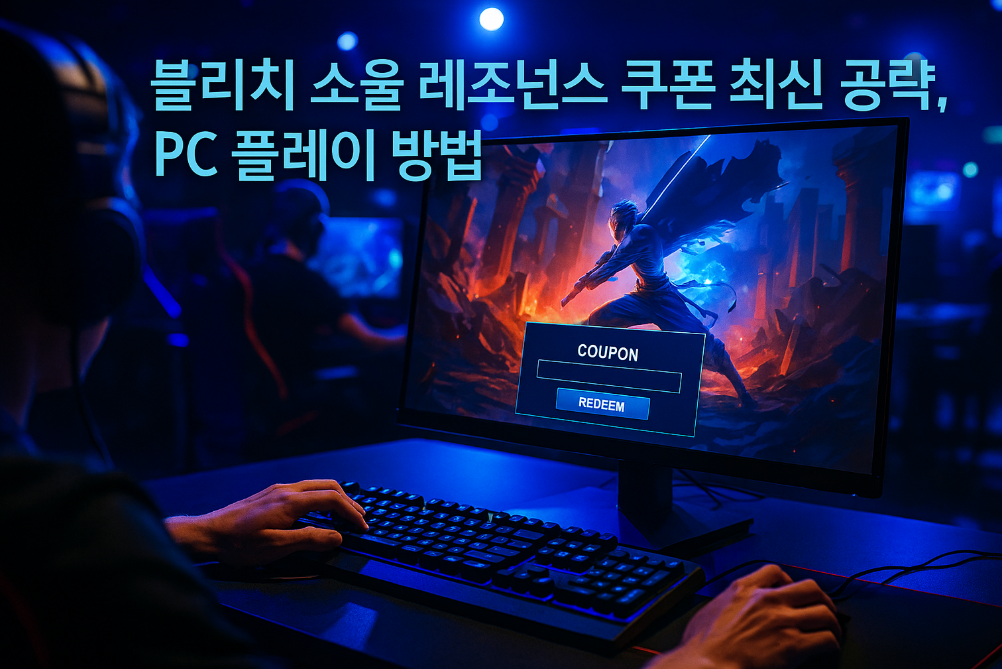 블리치 소울 레조넌스 쿠폰 100% 받고 등록하는 법 총정리