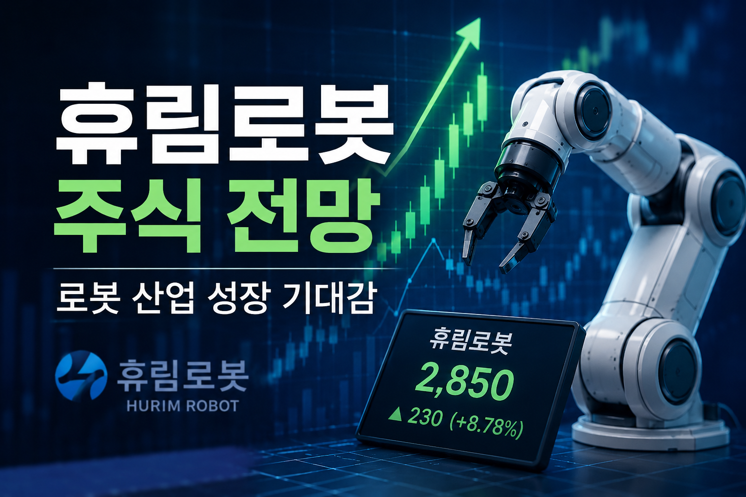 휴림로봇 상승 가능성은 로봇 산업 성장 기대감
