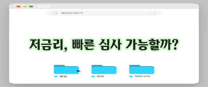 정부 지원 햇살론 유스 금리, 심사 기간