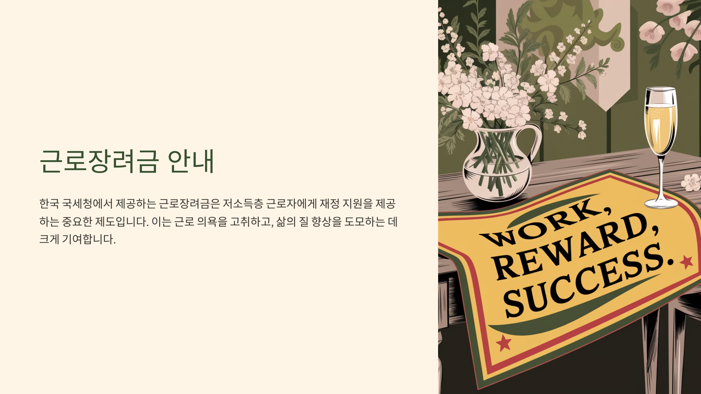 근로장려금 지급일 조회 방법과 자격 조건