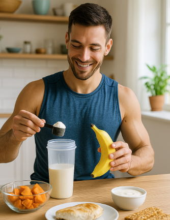운동과 식단에 관한 사진