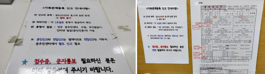 혼인신고 준비물