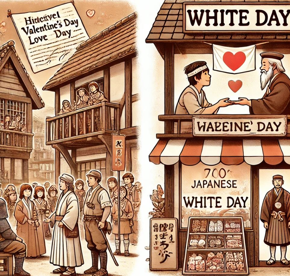 화이트데이, 발렌타인데이 관련 사진