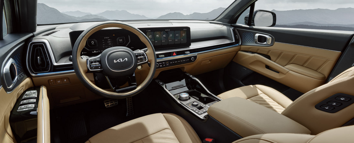 쏘렌토 신형 하이브리드 내부 디자인