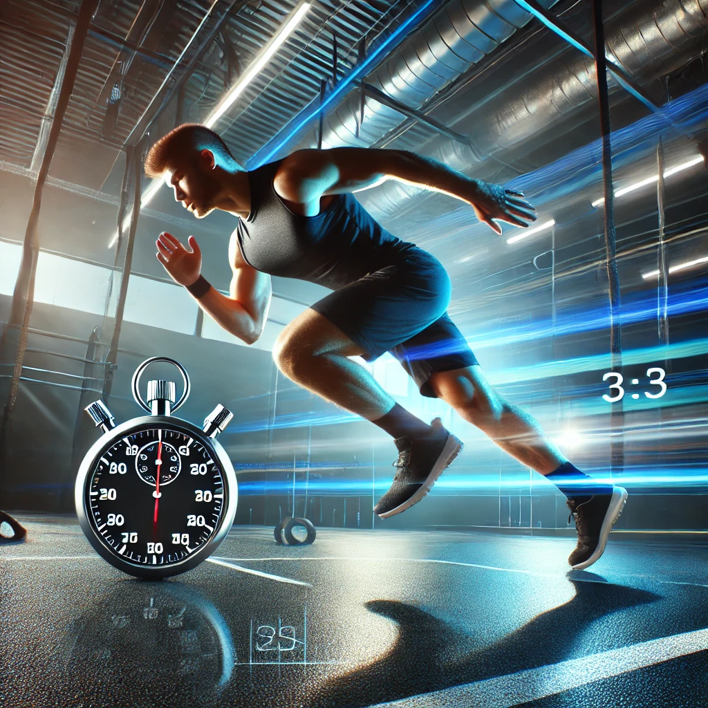 HIIT-운동-버피-동작-초시계-피트니스-환경