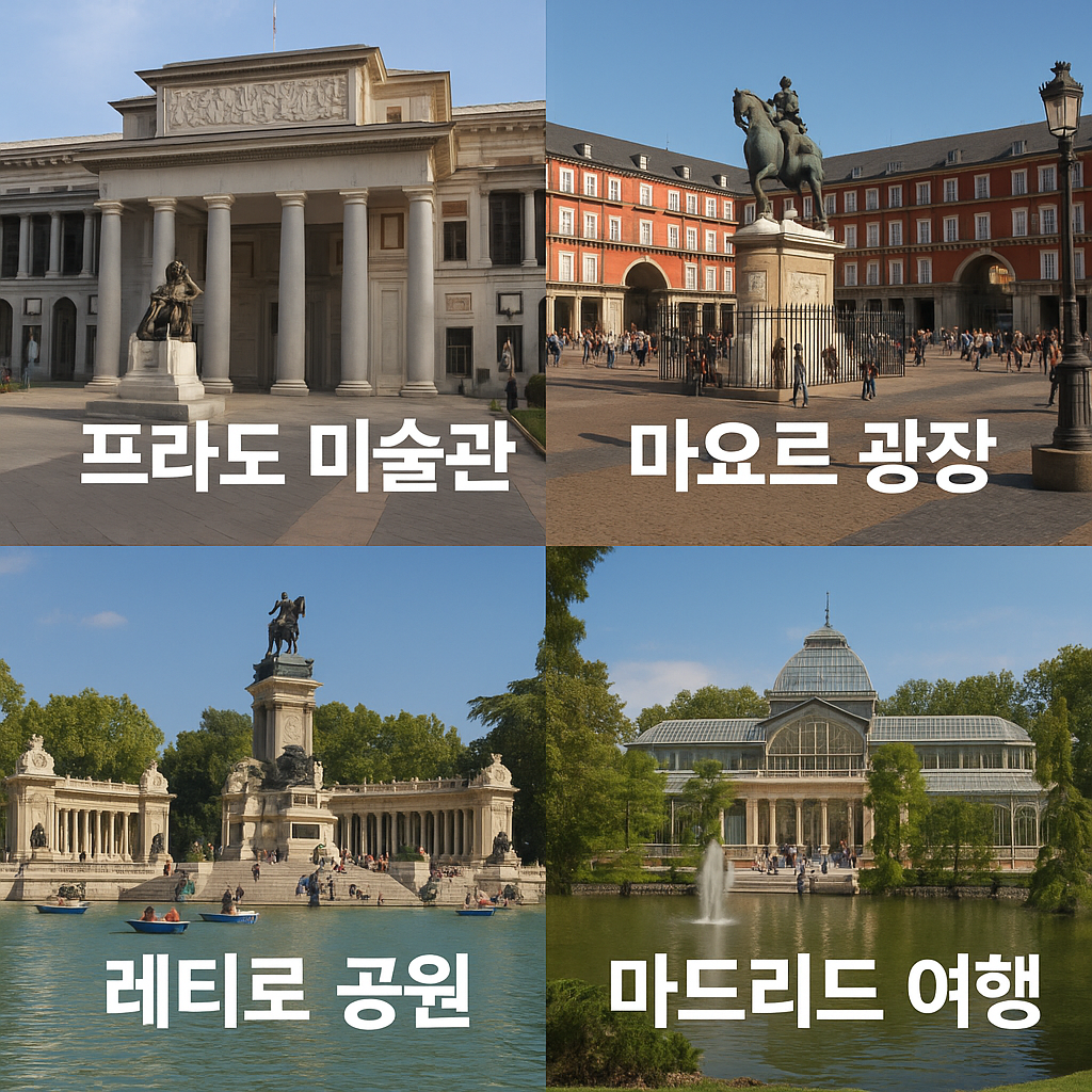 마드리드 여행] 프라도 미술관, 마요르 광장, 레티로 공원 핵심 정보 및 필수 코스 완벽 정리