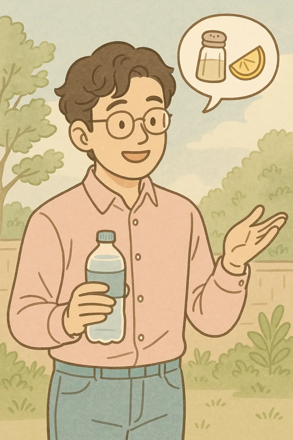 결론 - 물만으로는 부족해요. 전해질도 같이 섭취해 주세요