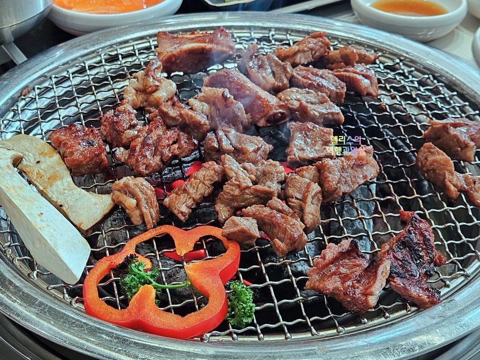 부산 양정 양념갈비 맛집 초원농원 점심특선 가격 후기