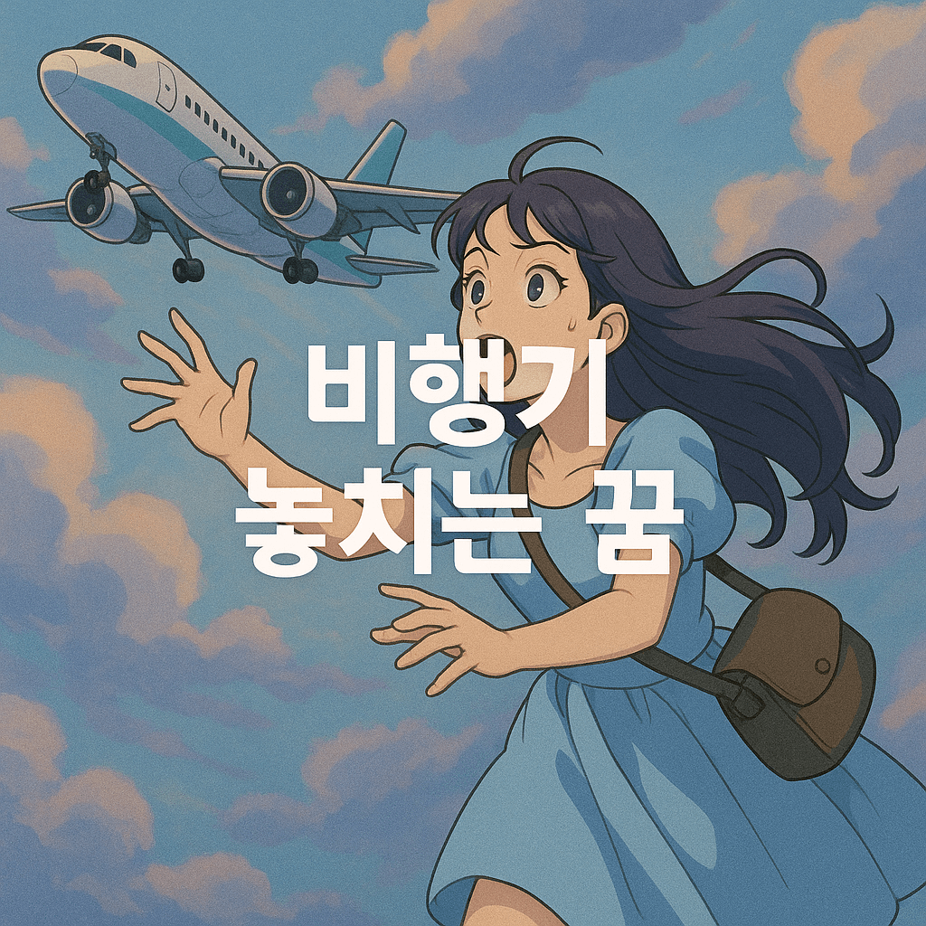 비행기 놓치는 꿈 해몽