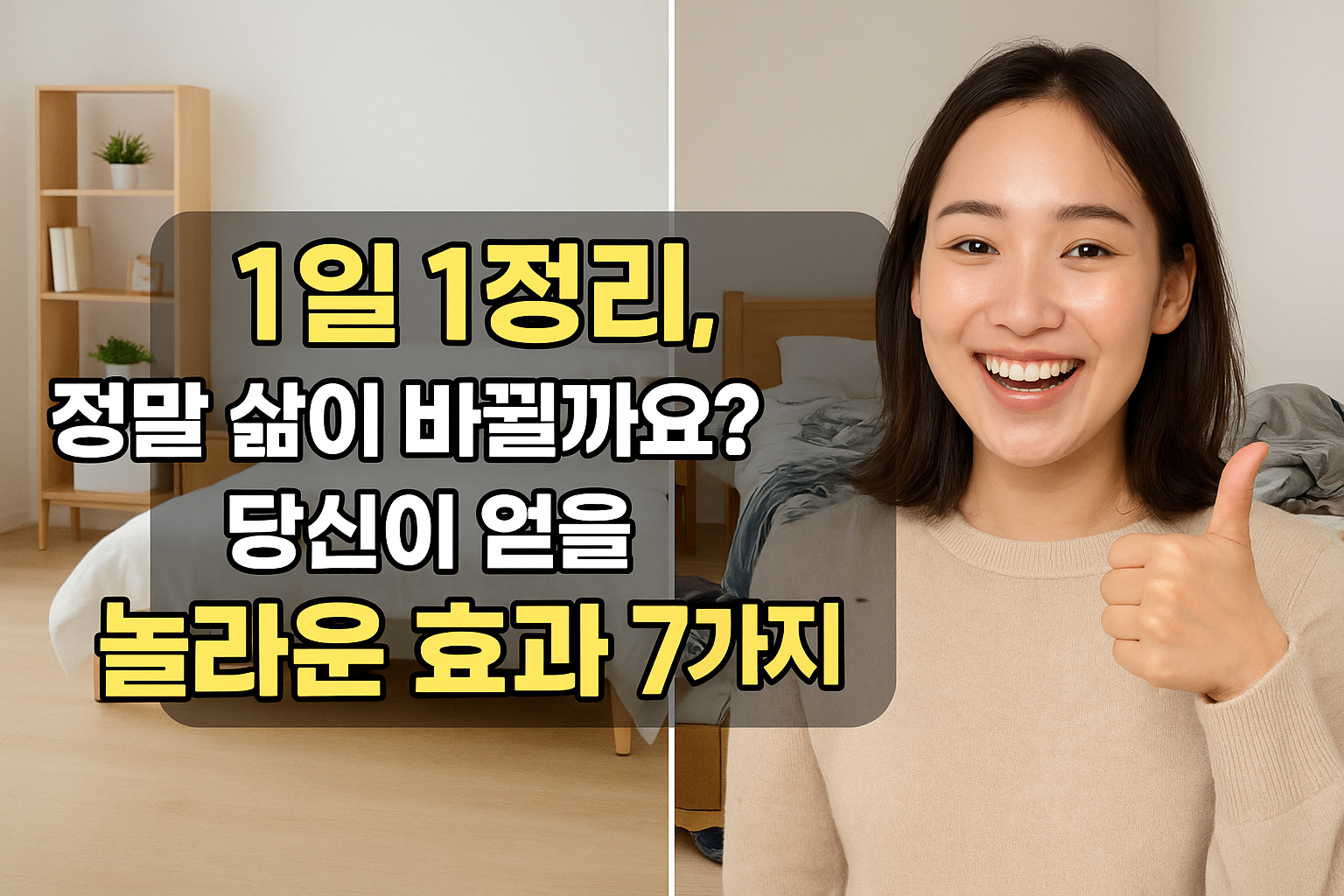 1일 1정리, 정말 삶이 바뀔까요? 당신이 얻을 놀라운 효과 7가지!