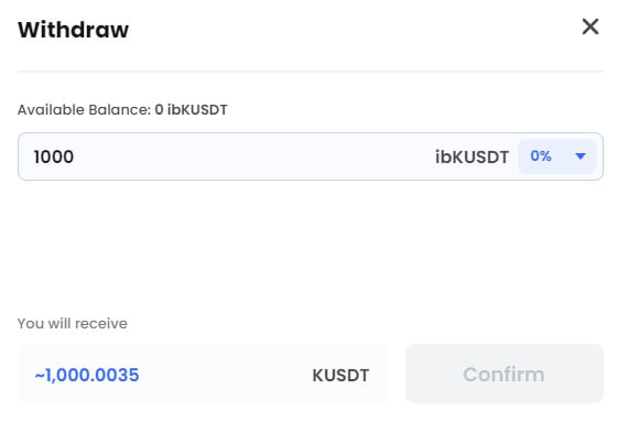 Lend-Withdraw