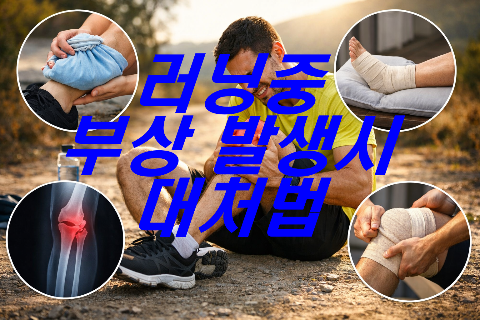 러닝중 부상 당했을때 대처법! 알고 있으면 유용한 팁