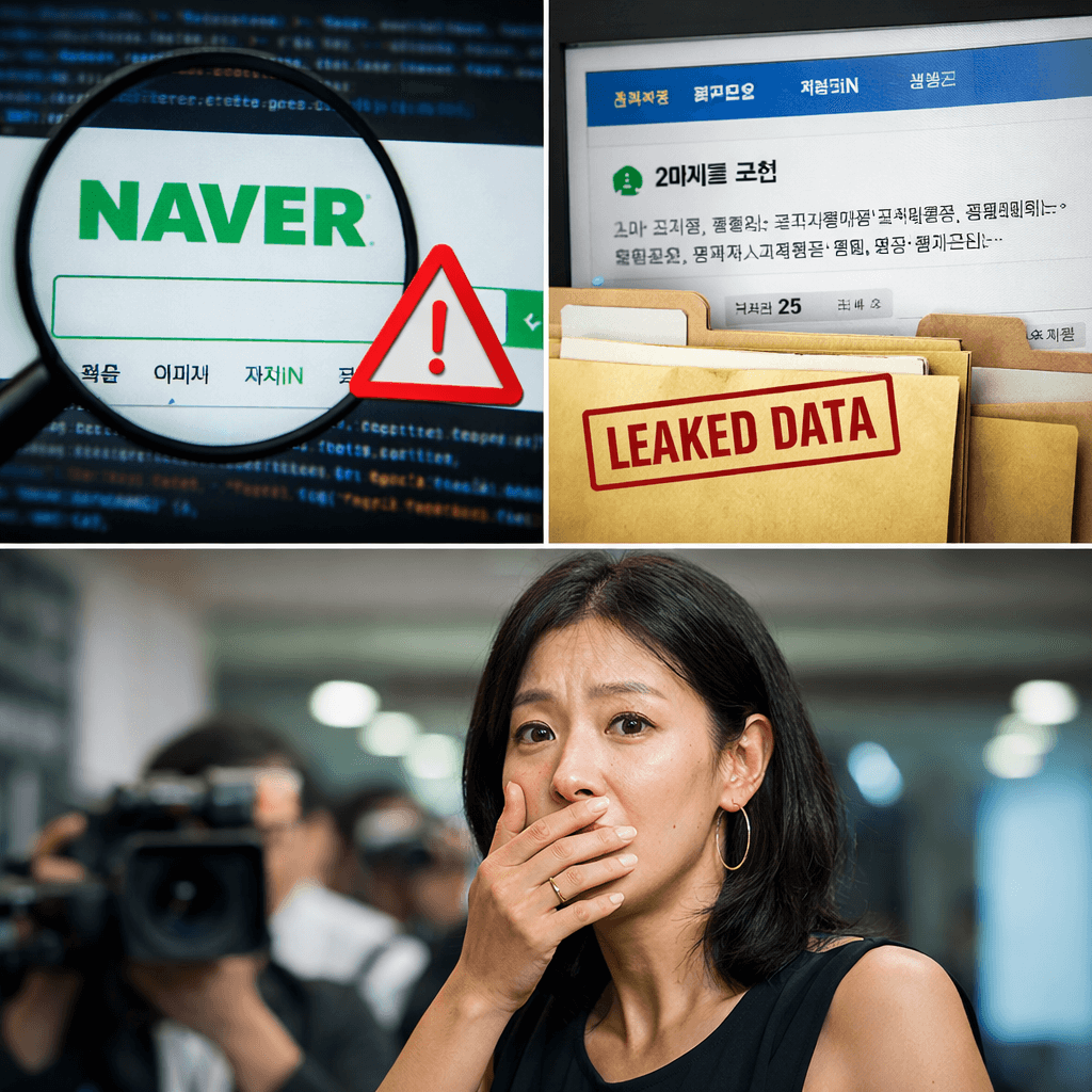 네이버 오류로 드러난 연예인 과거