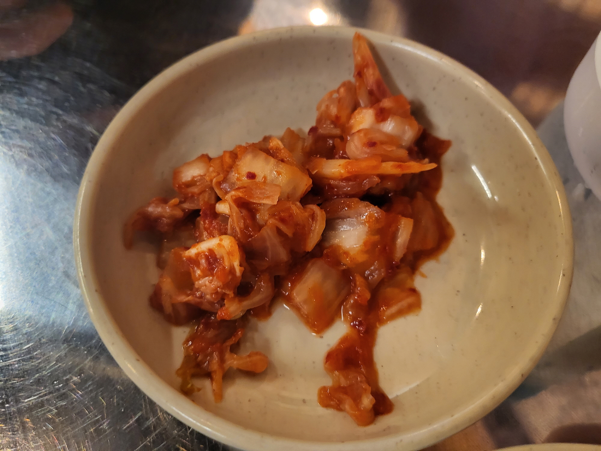 한신우동 - 김치