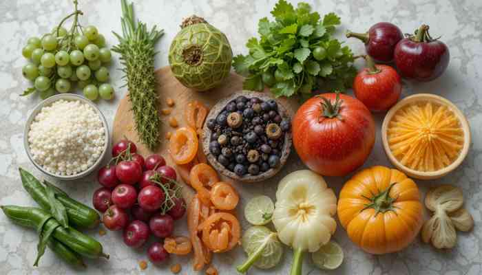 각 항산화 성분별 대표 식품 정리 이미지