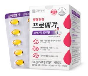 종근당건강 프로메가 오메가3 트리플 장용성&#44; 60정&#44; 1개