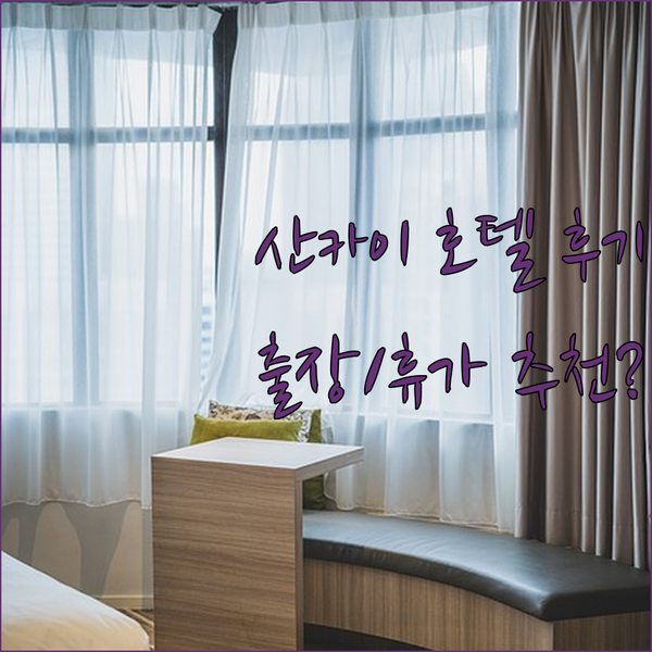 비즈니스호텔 산카이 솔직후기 출장에도