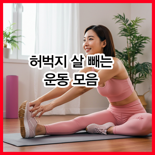 허벅지 살 빼는 운동 모음