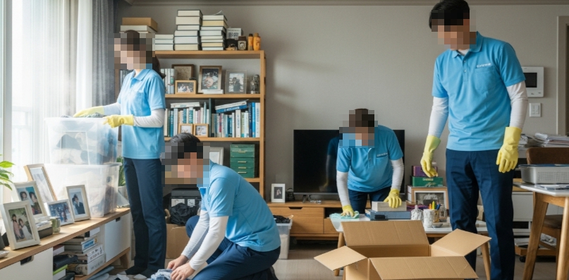 고인 유품 정리