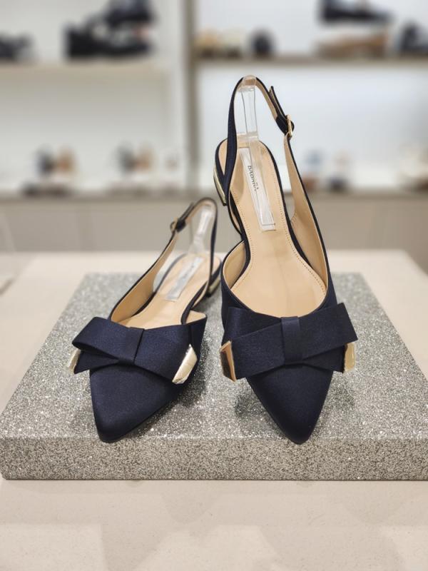 바바라슈즈 스틸레토 리본 슬링백 BBB115NY
