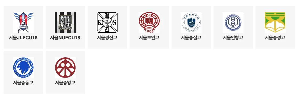 2026 전반기 전국 고등 축구리그 서울/인천 2권역